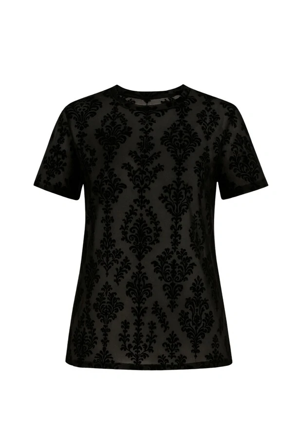 Blusa tule floral Kwi