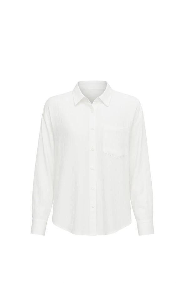 Camisa tencel com bolso Kwi