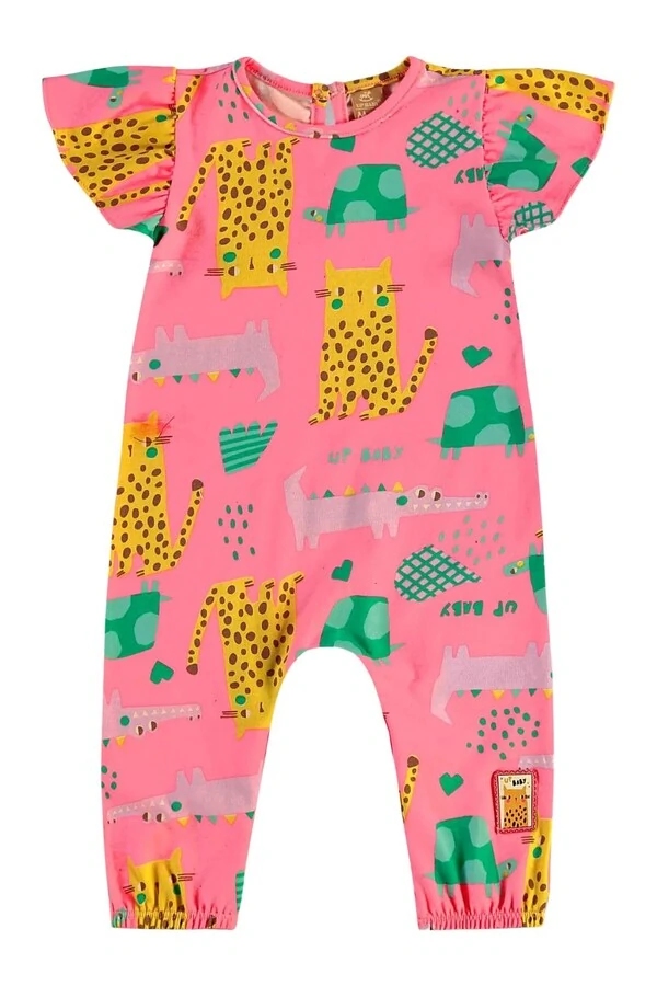 Macaquinho com faixa em cotton Up Baby