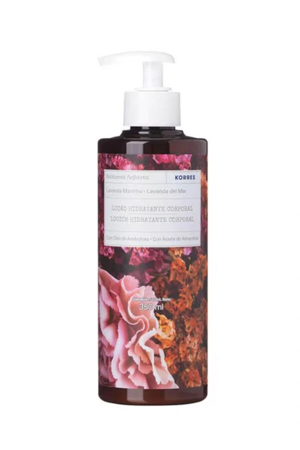 Loção hidratante corporal lavanda marinha 350ml Korres