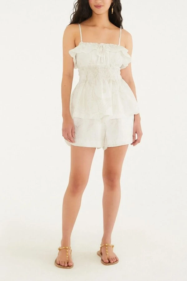 Short jardim mistico foil Farm