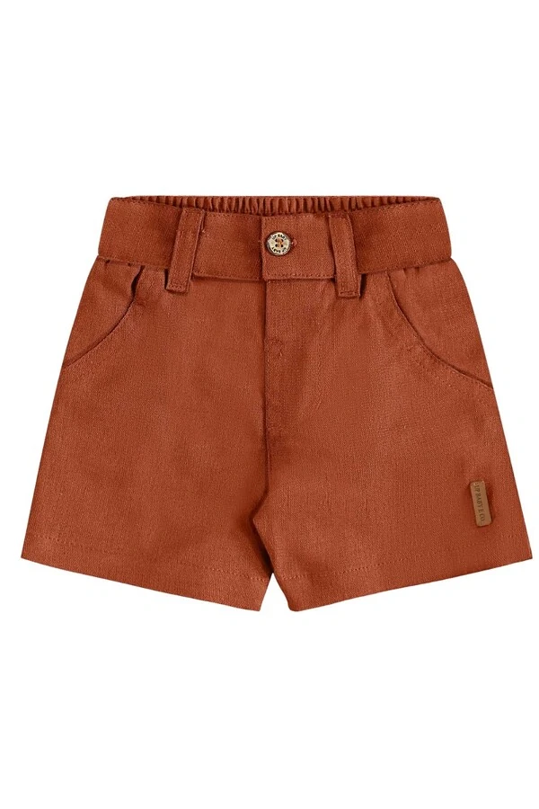 Bermuda em tecido linho Up Baby