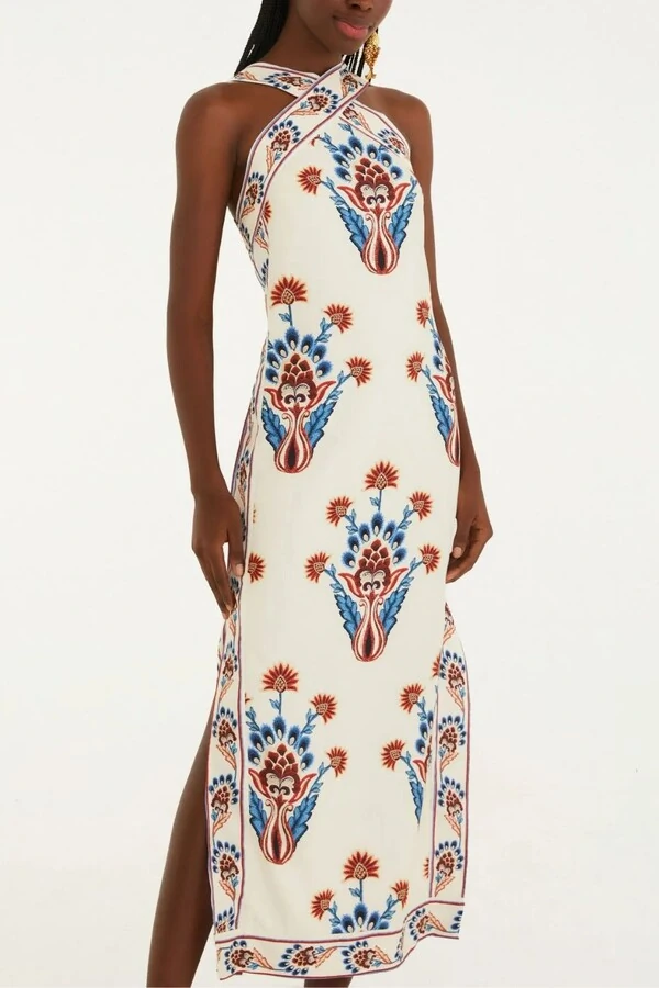Vestido longo indra Farm