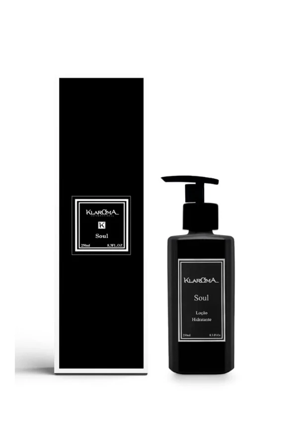 Loção hidratante soul square black 250ml Klaroma