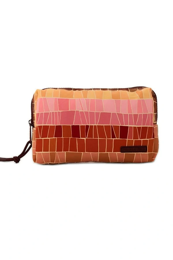 Necessaire ora bolas m listra mosaico Farm