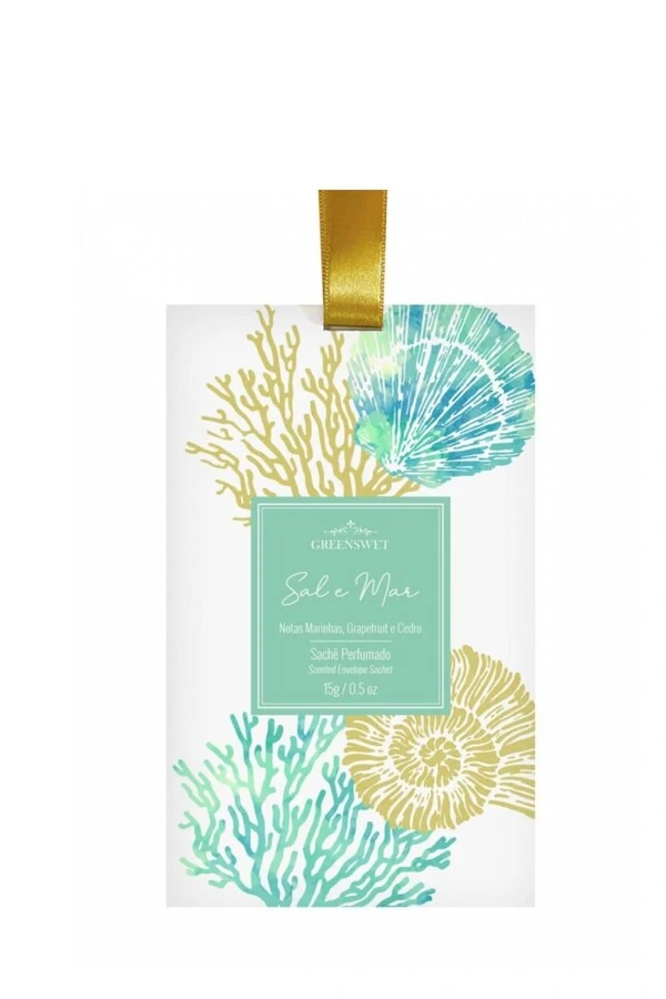 Sachê perfumado essência sal e mar Greenswet