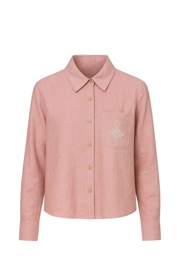 Camisa com bolso feminina Kwi
