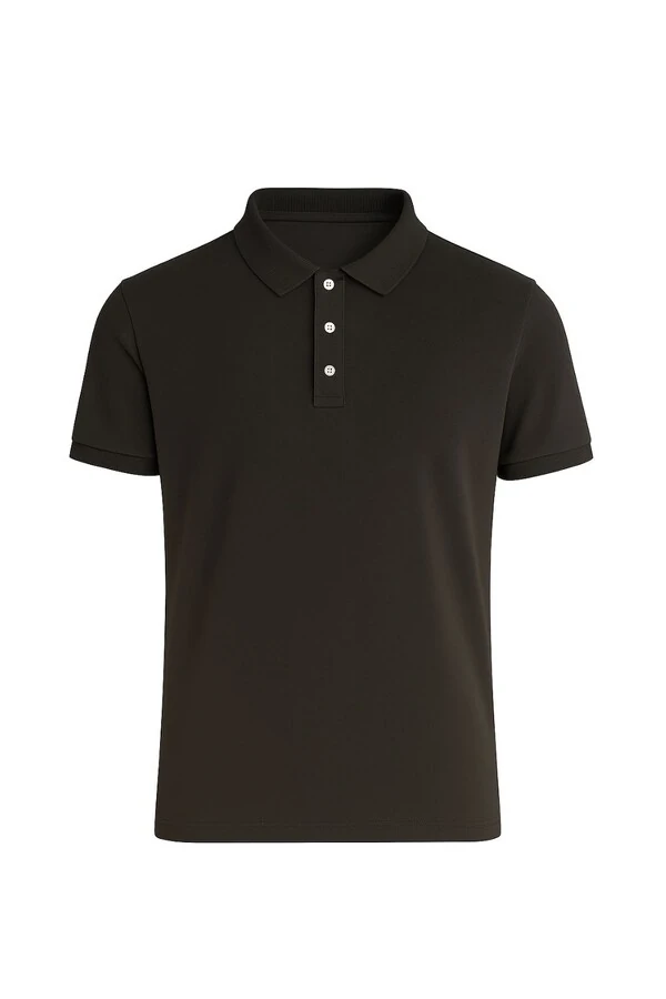 Camisa polo masculina em malha Kwi