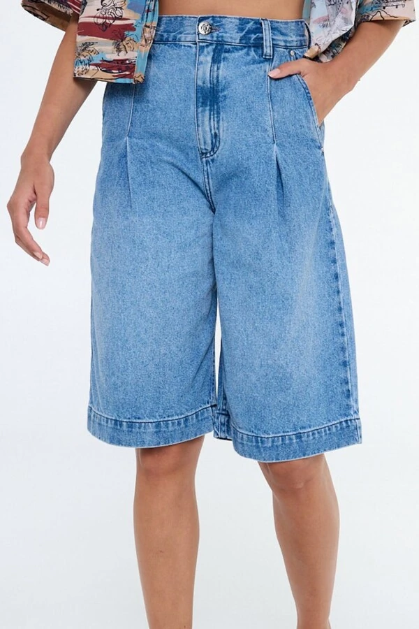 Bermuda jeans blue pregas Animale Jeans