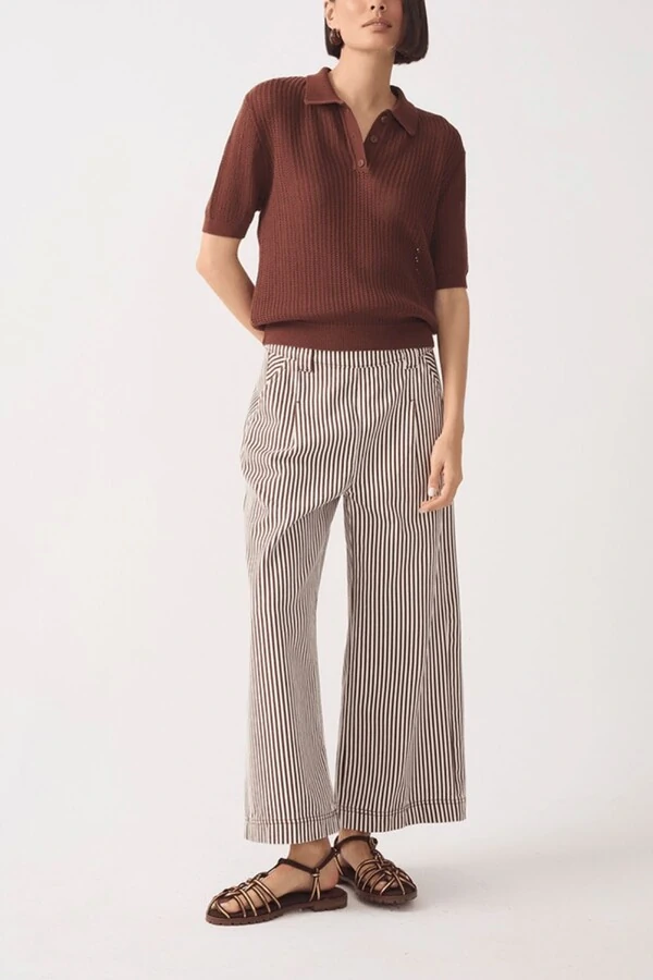 Calça jeans listras terra Dress to