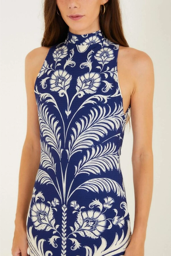 Vestido midi santori Farm