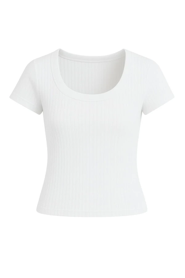 Blusa baby look canelada feminina Kwi