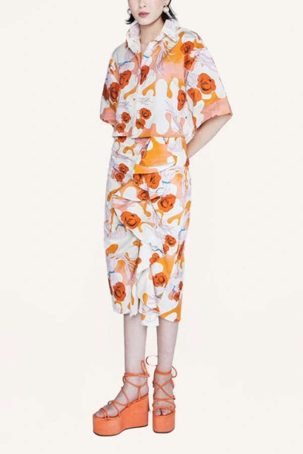 Saia midi aglio Lo de Lui