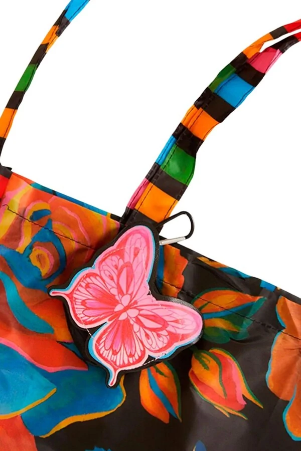 Bolsinha me leva rosas pintadas Farm