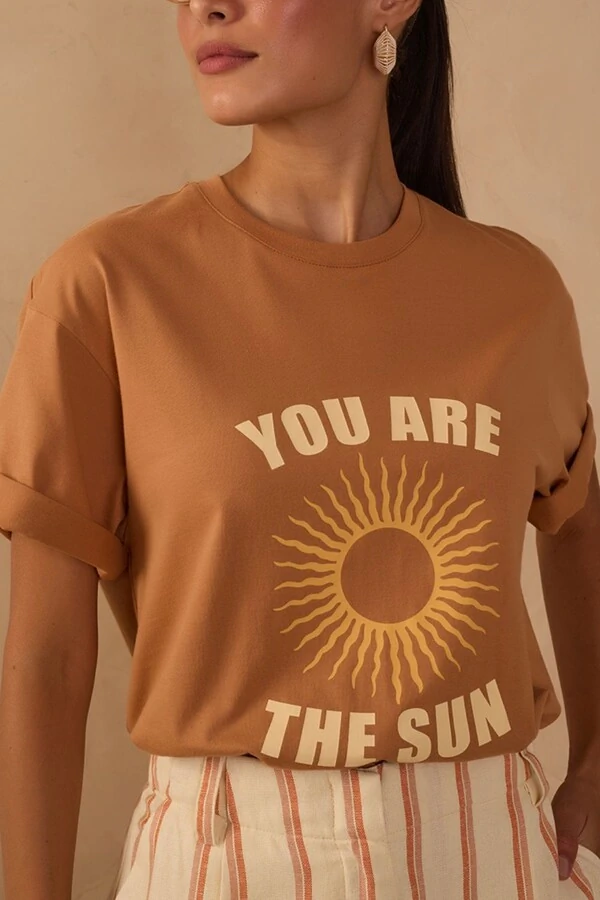 T-shirt silk the sun Dress to