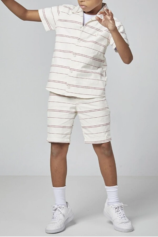 Camisa infantil listrada Oliver