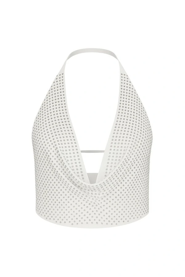 Top degrade com pedraria Kwi