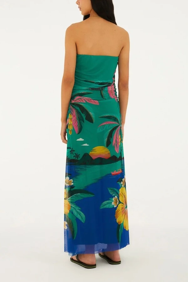 Vestido tule oasis Farm