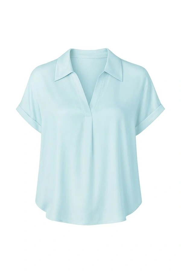 Blusa acetinada Kwi