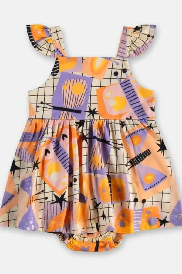 Body vestido em meia malha viscose digital Três e Já