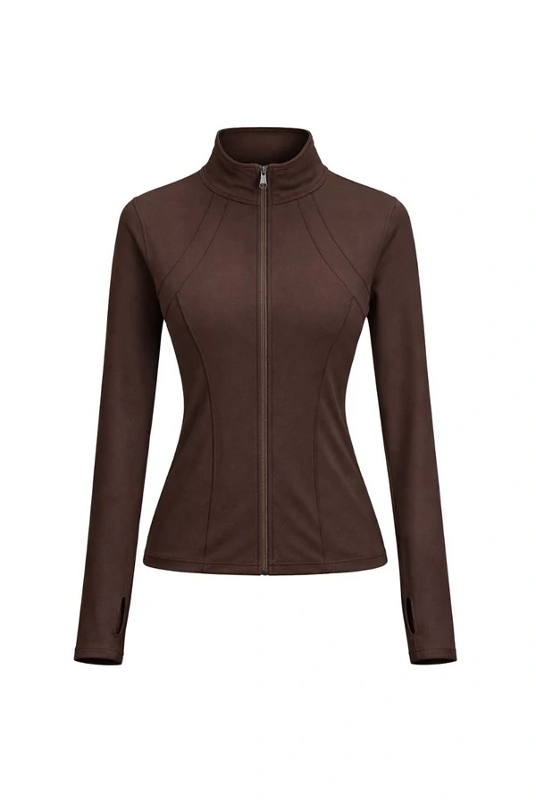 Jaqueta poliamida fitness Kwi