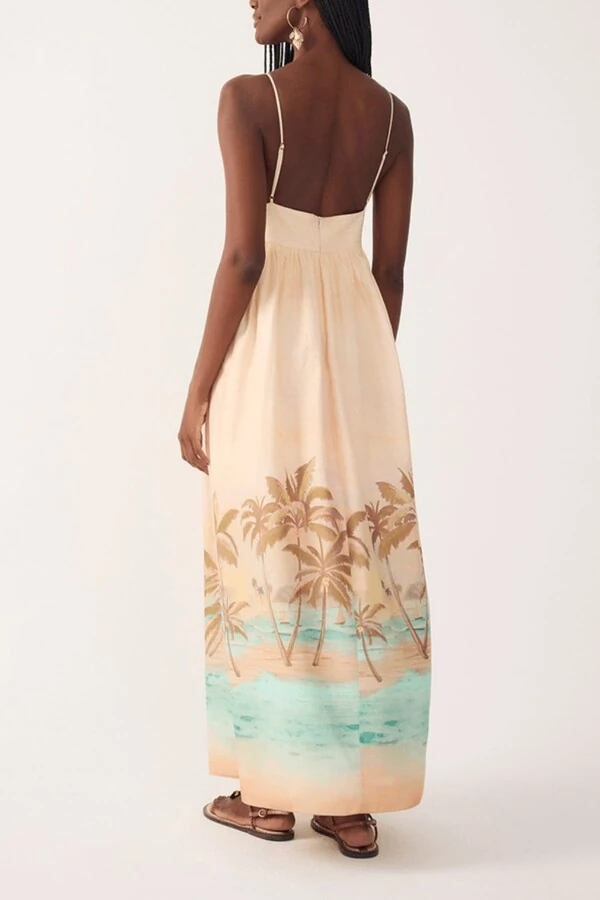 Vestido cropped bordado estampa veranil Dress to