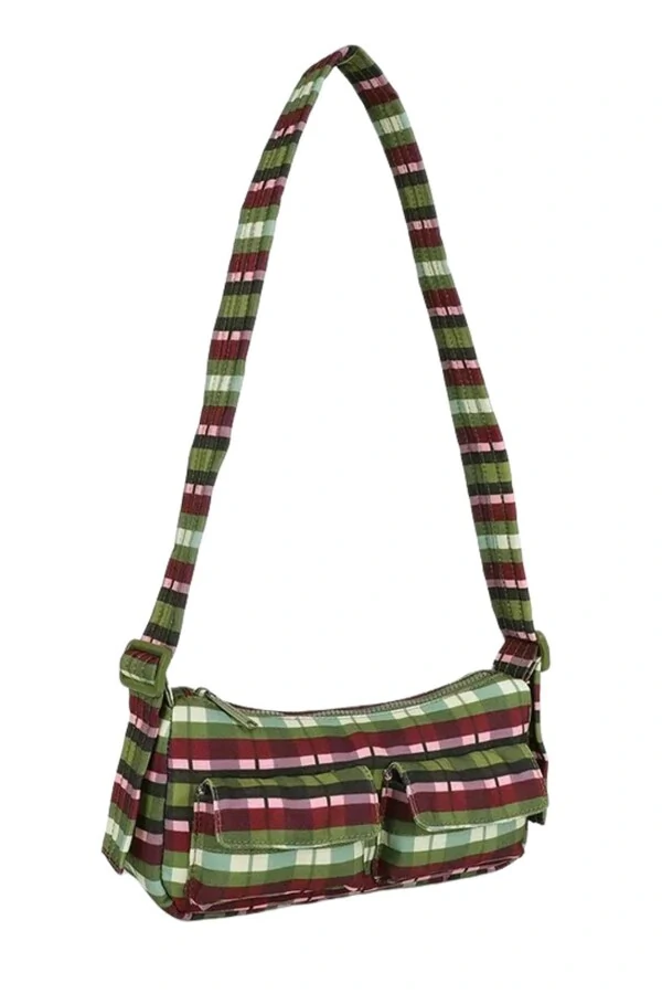 Bolsa baguete xadrez Farm