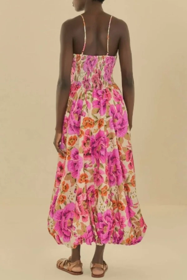 Vestido longo balone izabel Farm