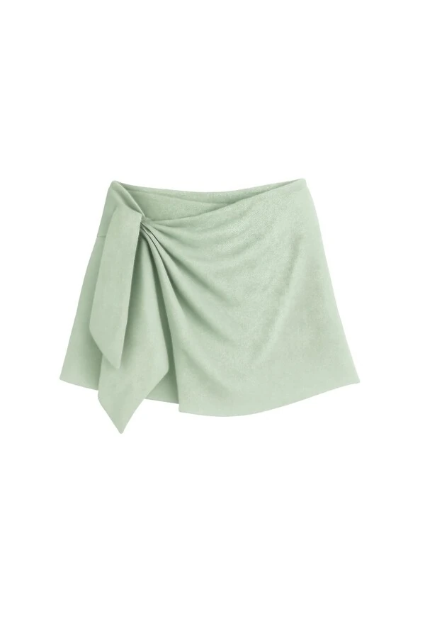 Short saia com amarração lateral Kwi