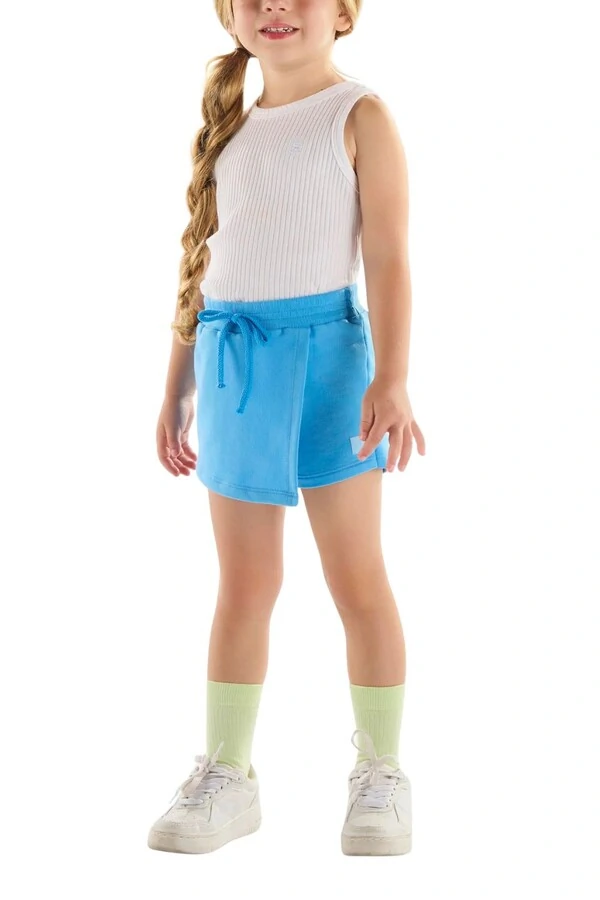 Blusa sem manga em ribana canelada Up Baby