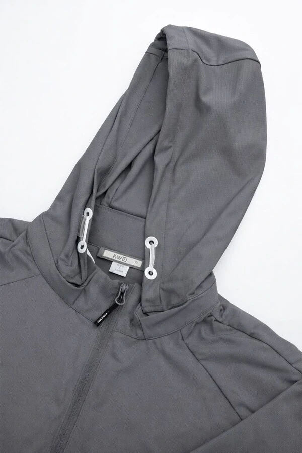 Jaqueta esportiva masculina com capuz removível Kwi