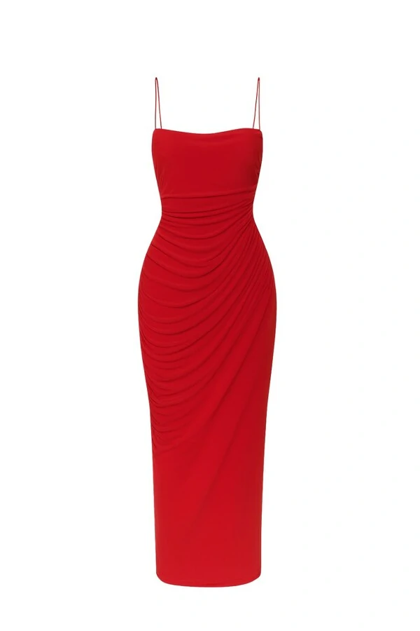 Vestido midi tule Kwi