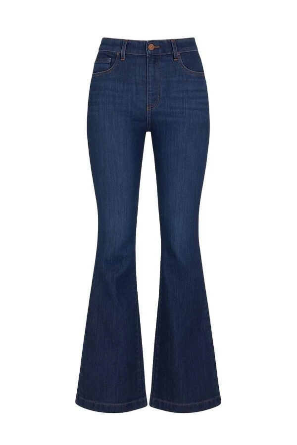 Calça jeans fem flare Consciência Jeans
