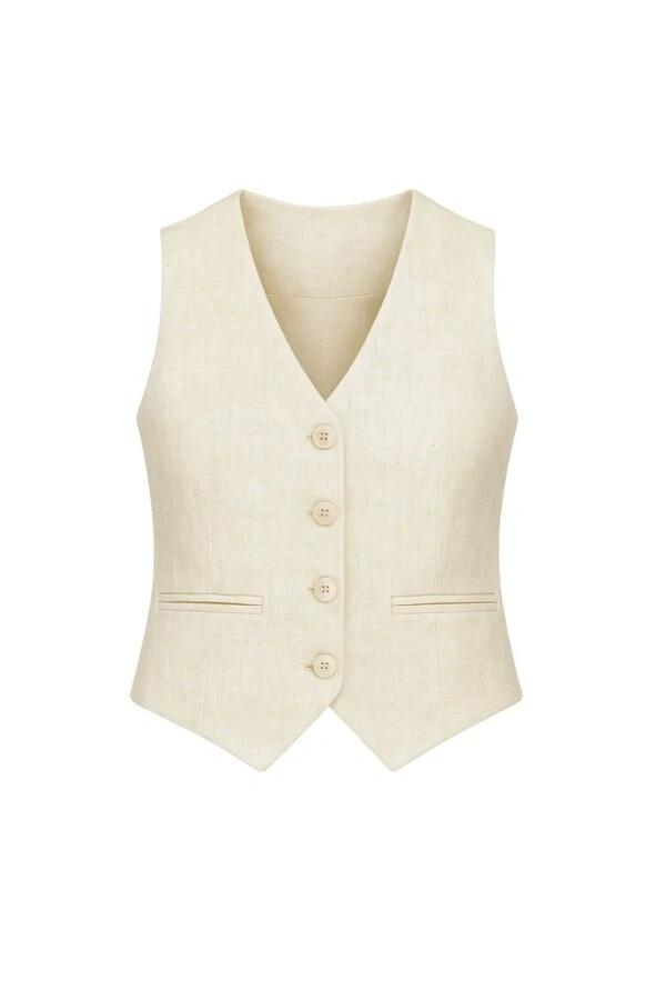 Colete alfaiataria feminino Kwi
