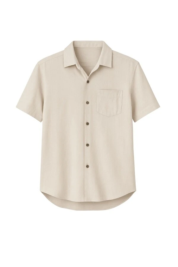 Camisa com botões e bolso frente Kwi