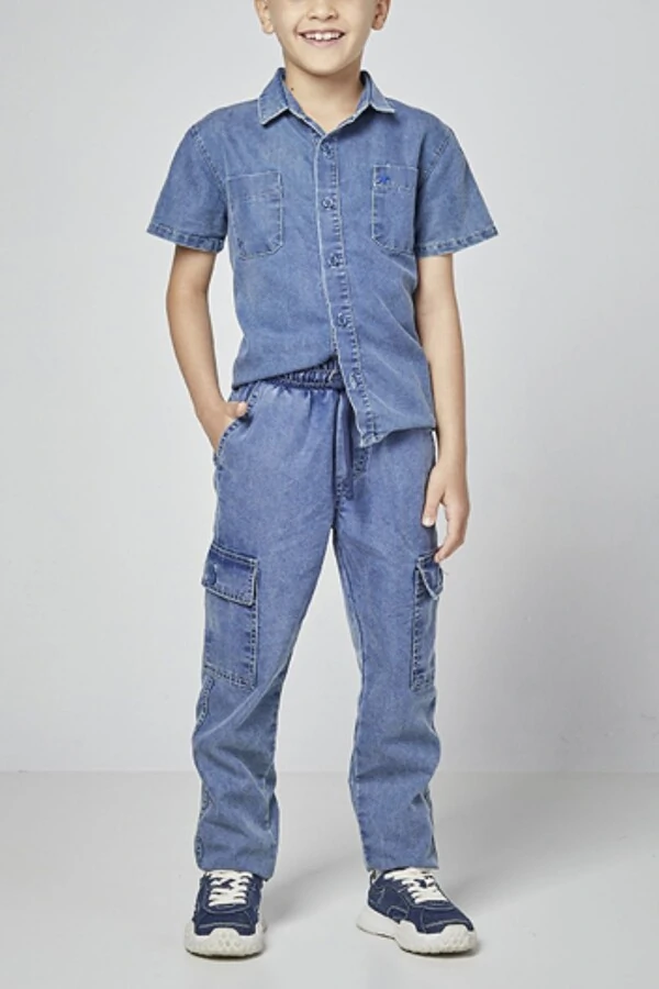 Calça infantil jeans Oliver