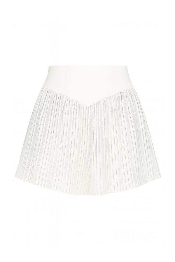 Short saia curto com listras Kwi