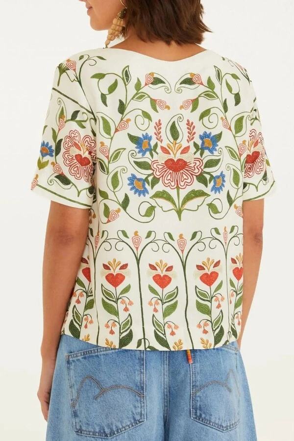 T shirt jardim beleza Farm