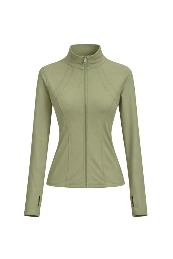 Jaqueta poliamida fitness Kwi