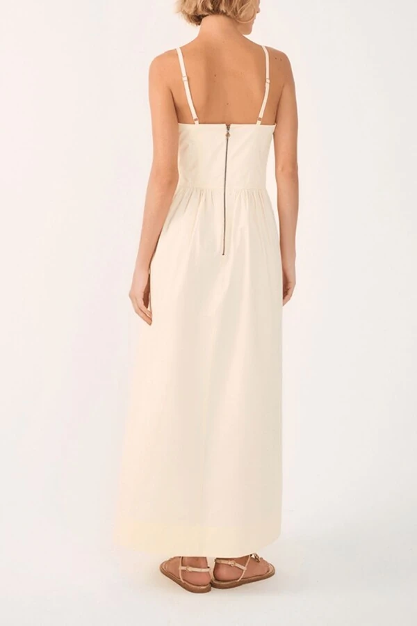 Vestido cropped algodão estruturado Dress to
