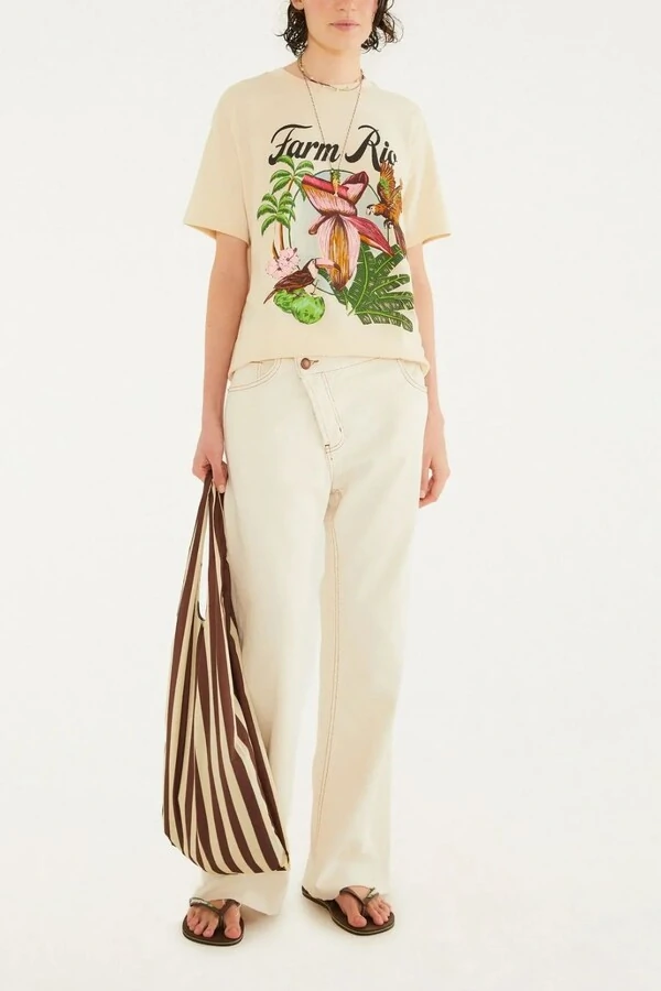 Tshirt media mangara farm rio bege Farm