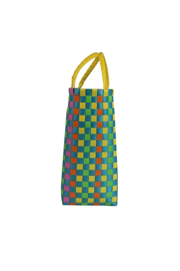 Bolsa tote artesanal P flor praia Bahia Farm