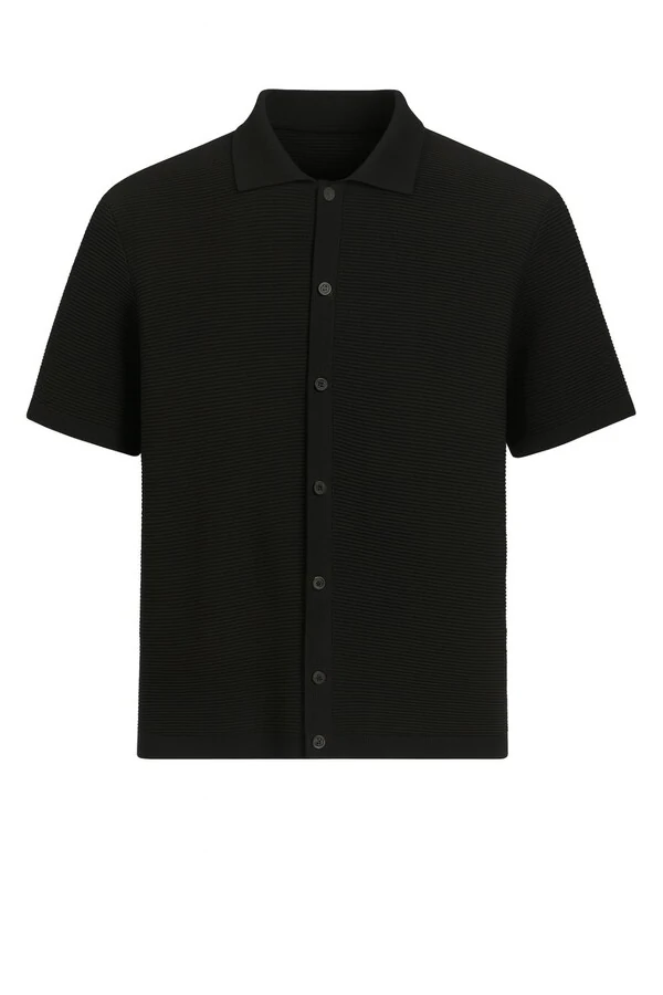 Camisa tricot masculina Kwi