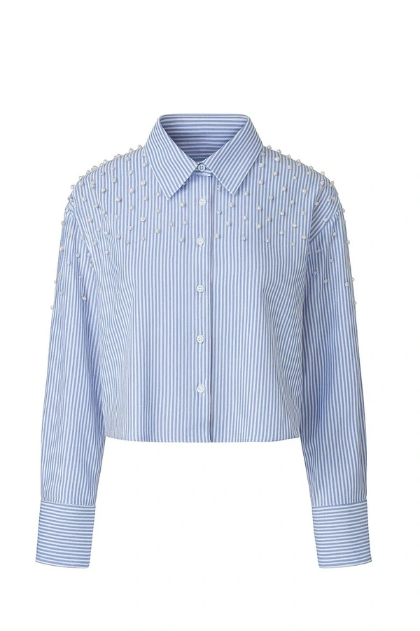 Camisa com pérolas Kwi