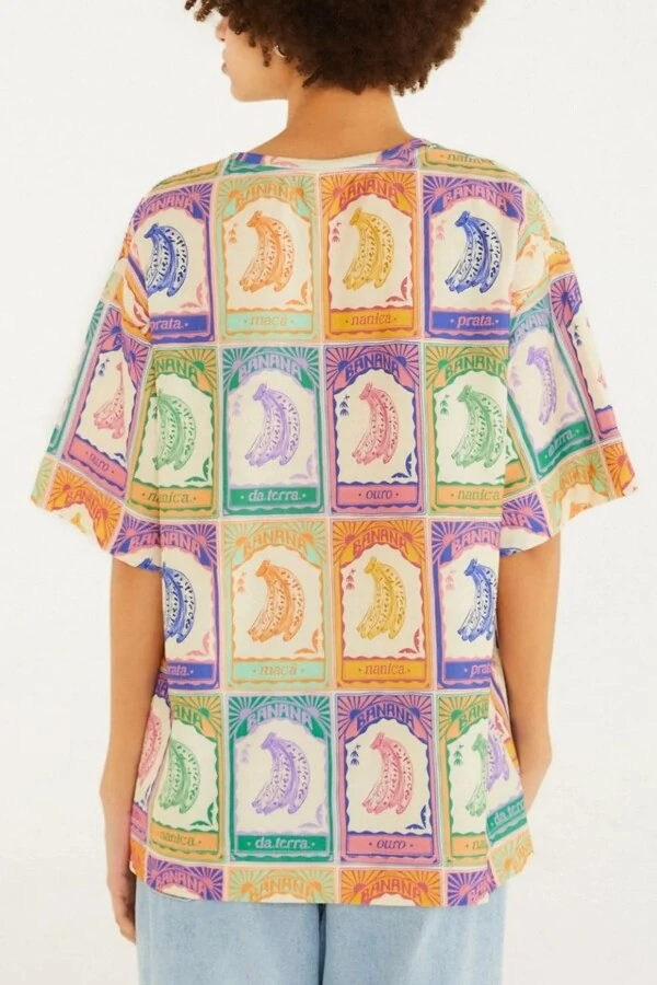 Tshirt básica banana selo Farm