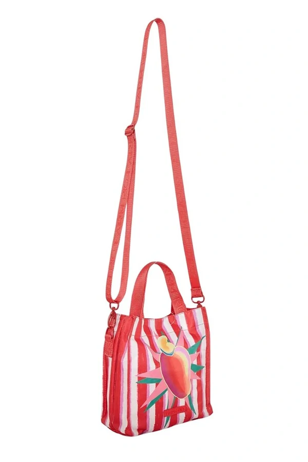 Bolsa mimo silk diazao listrada Farm