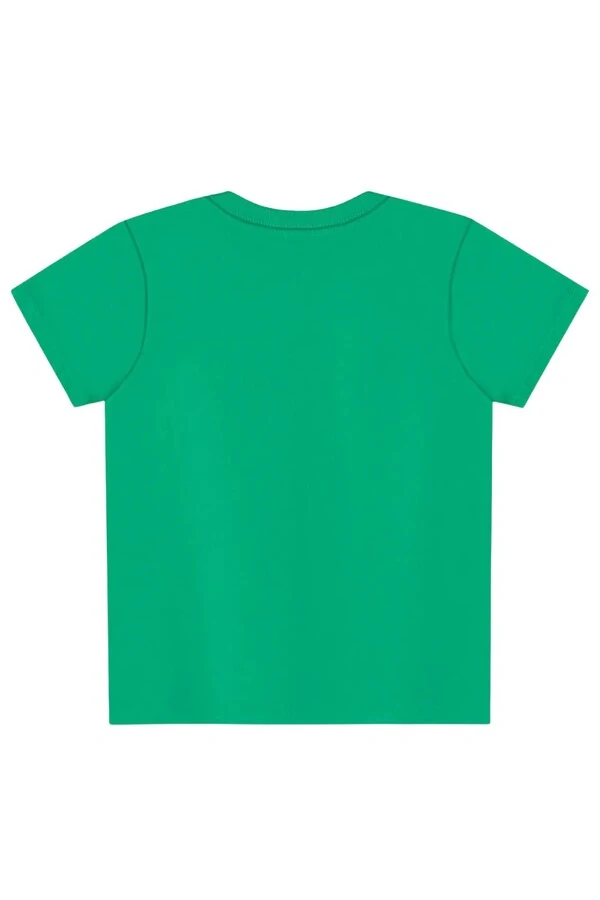 Camiseta manga curta em meia malha Up baby