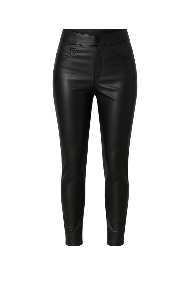 Calça feminina skinny pu Kwi