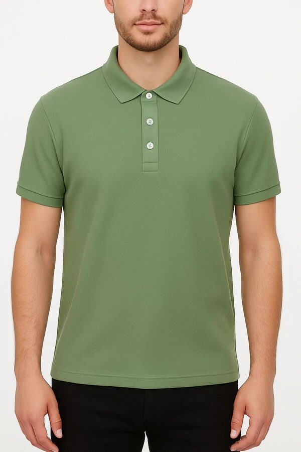 Camiseta modal polo masculina Kwi