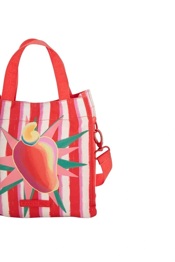 Bolsa mimo silk diazao listrada Farm